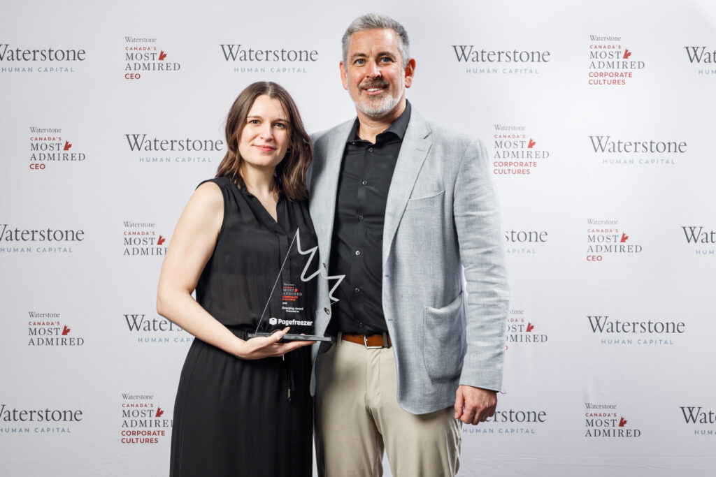 Pagefreezer | 2023 Canada’s Most Admired™ Corporate Culture Winner